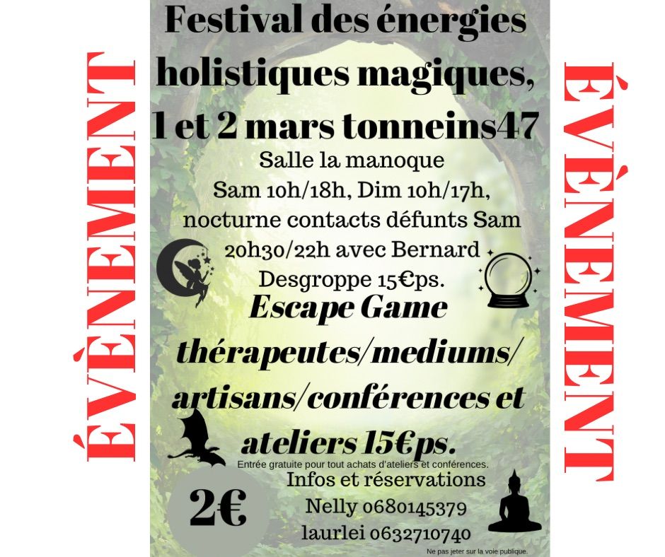 festival des \u00c9nergies holistiques magiques