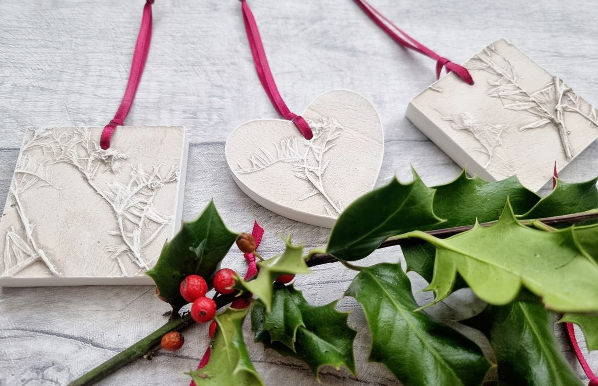 RHS Bridgewater Botanical Relief Hanging Decorations Workshop