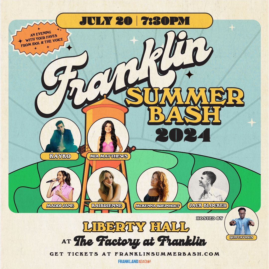 Franklin Summer Bash