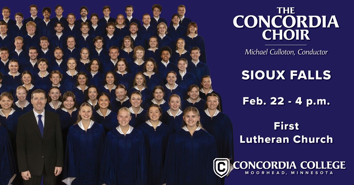 The Concordia Choir on Tour in Sioux Falls