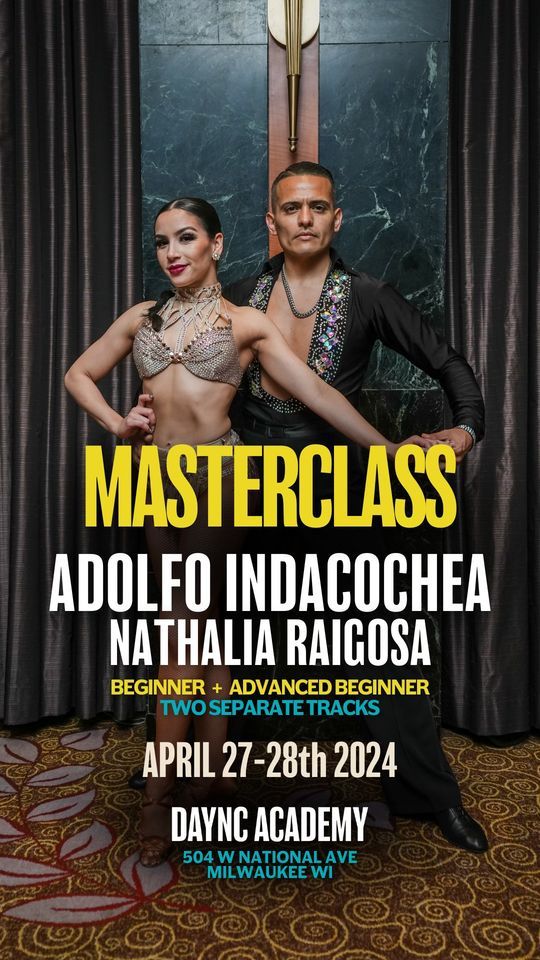 Salsa On2 Masterclasses w\/ Adolfo Indacochea & Nathalia