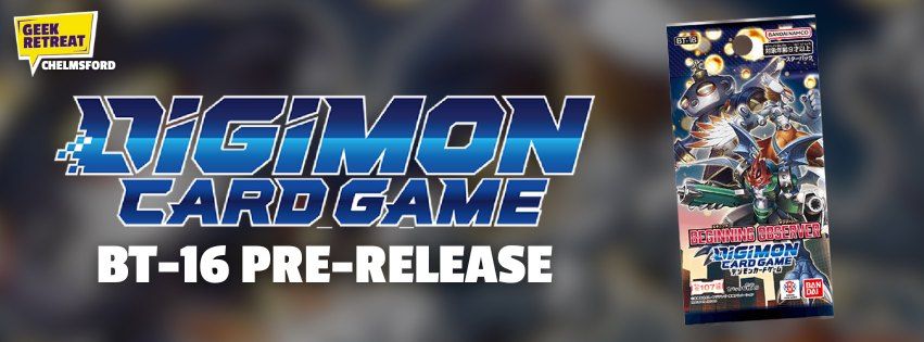 Digimon BT-16 Beginner Observer Pre-Release
