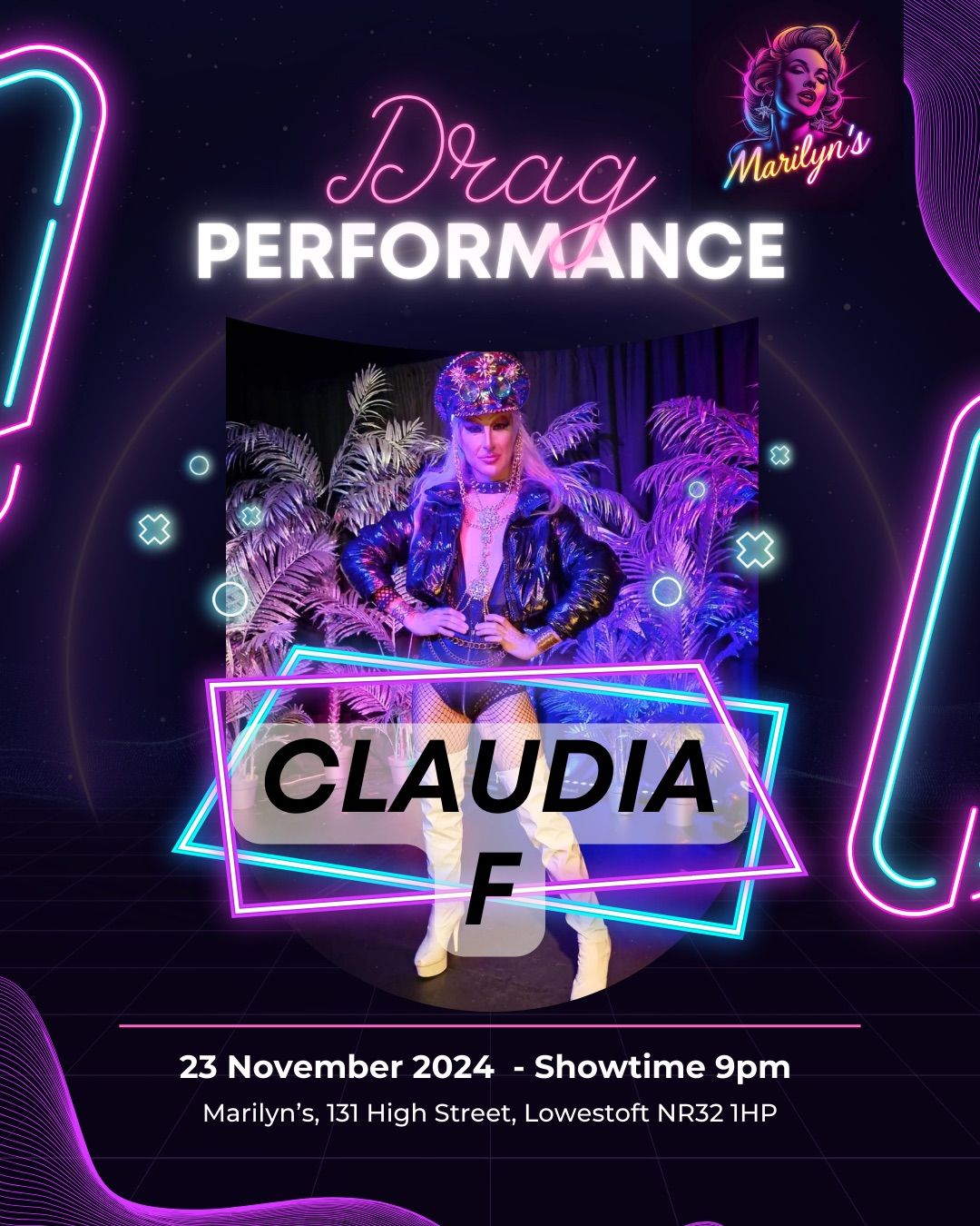 COMEDY DRAG ACT: CLAUDIA F 