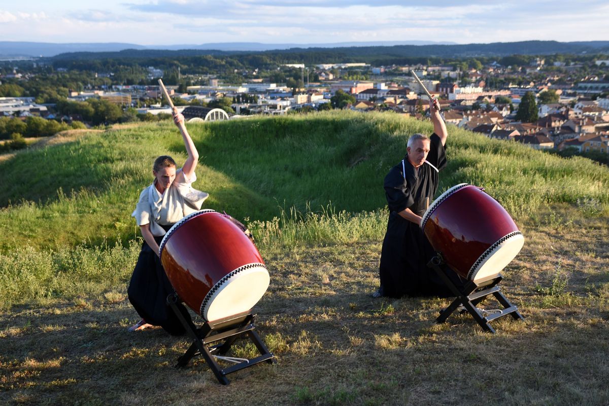 Concert de tambours japonais