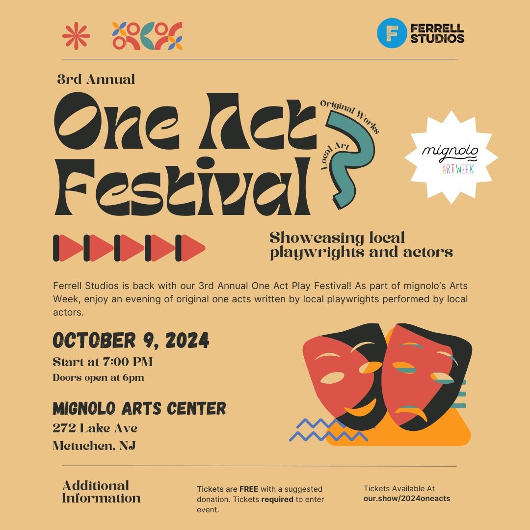 Ferrell Studios: One Act Festival at mignolo arts center 