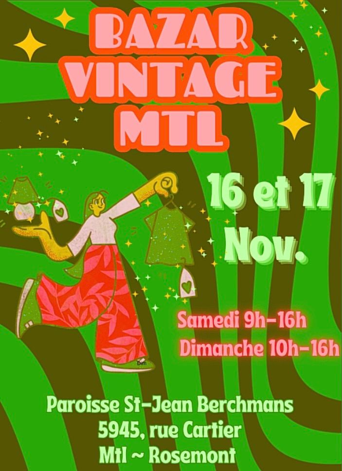 Bazar Vintage Mtl | 16-17 Nov 2024