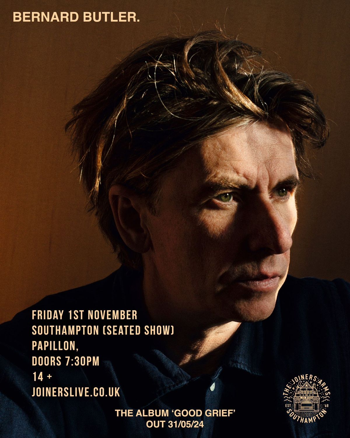 Bernard Butler at Papillon, Southampton - Seated Show