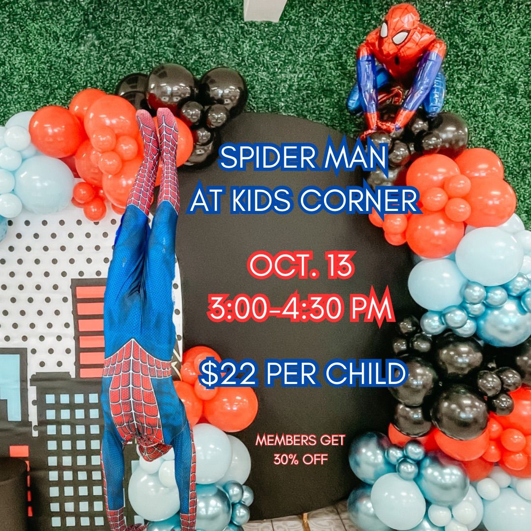 Spider Man at Kids Corner