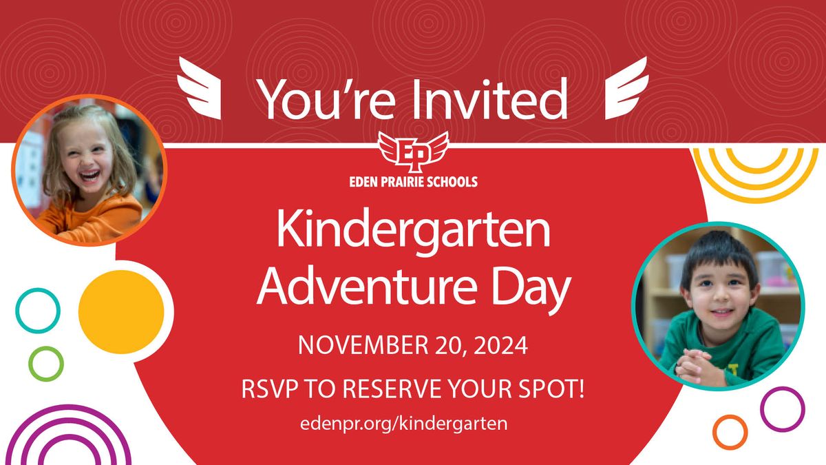 Kindergarten Adventure Day - Eden Lake Elementary