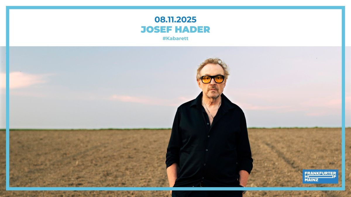 Josef Hader | Rheingoldhalle | Mainz