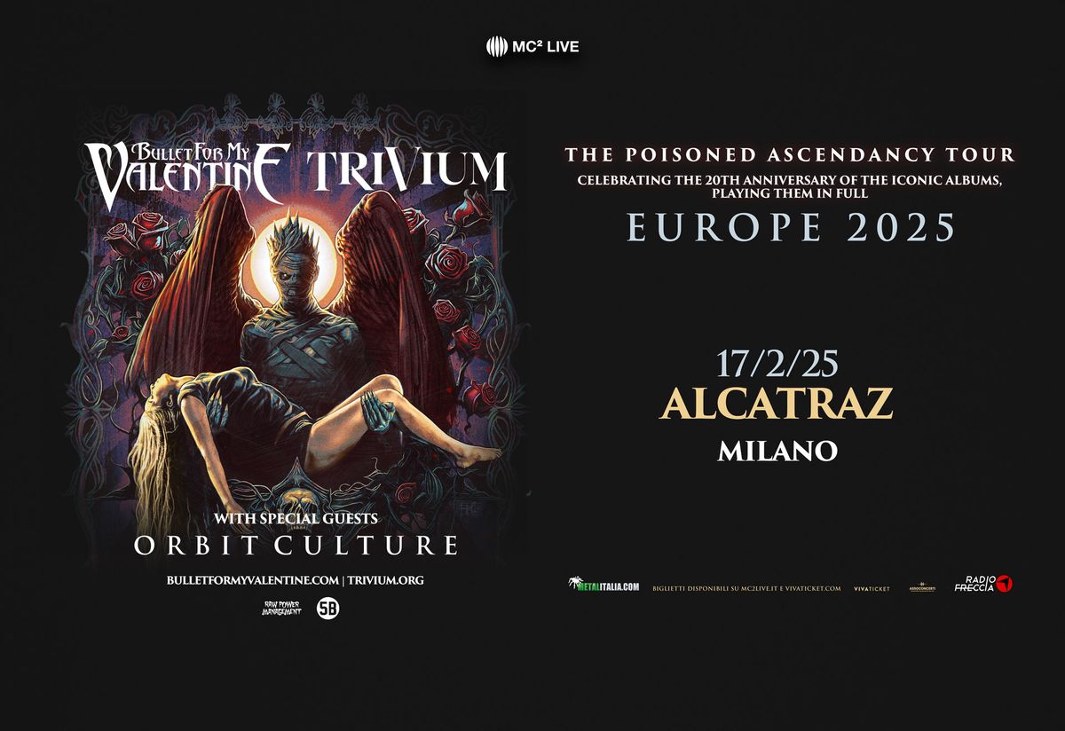 Bullet For My Valentine & Trivium | Milano, Alcatraz