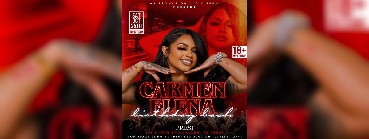 CARMEN ELENA BIRTHDAY 