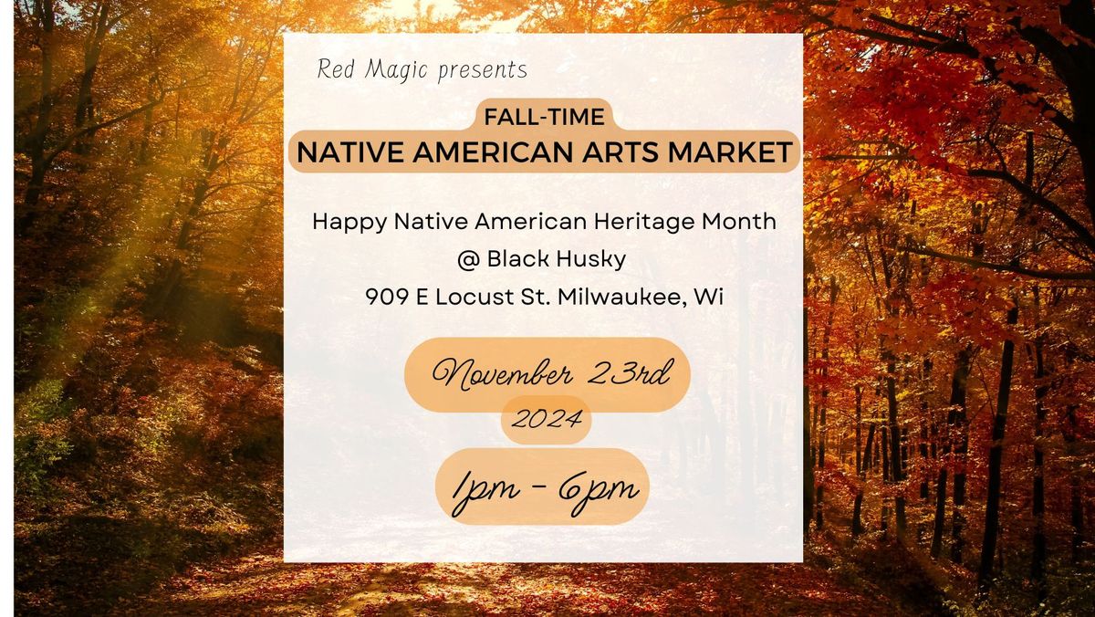 Fall-time Native American Arts Market