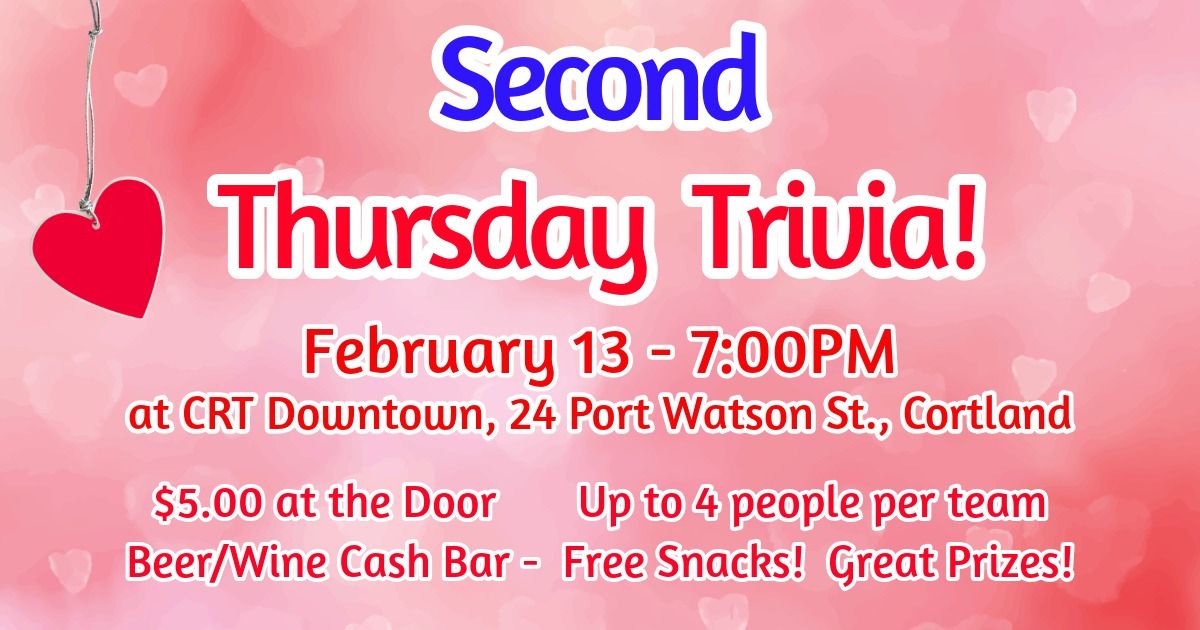 Second Thursday Trivia