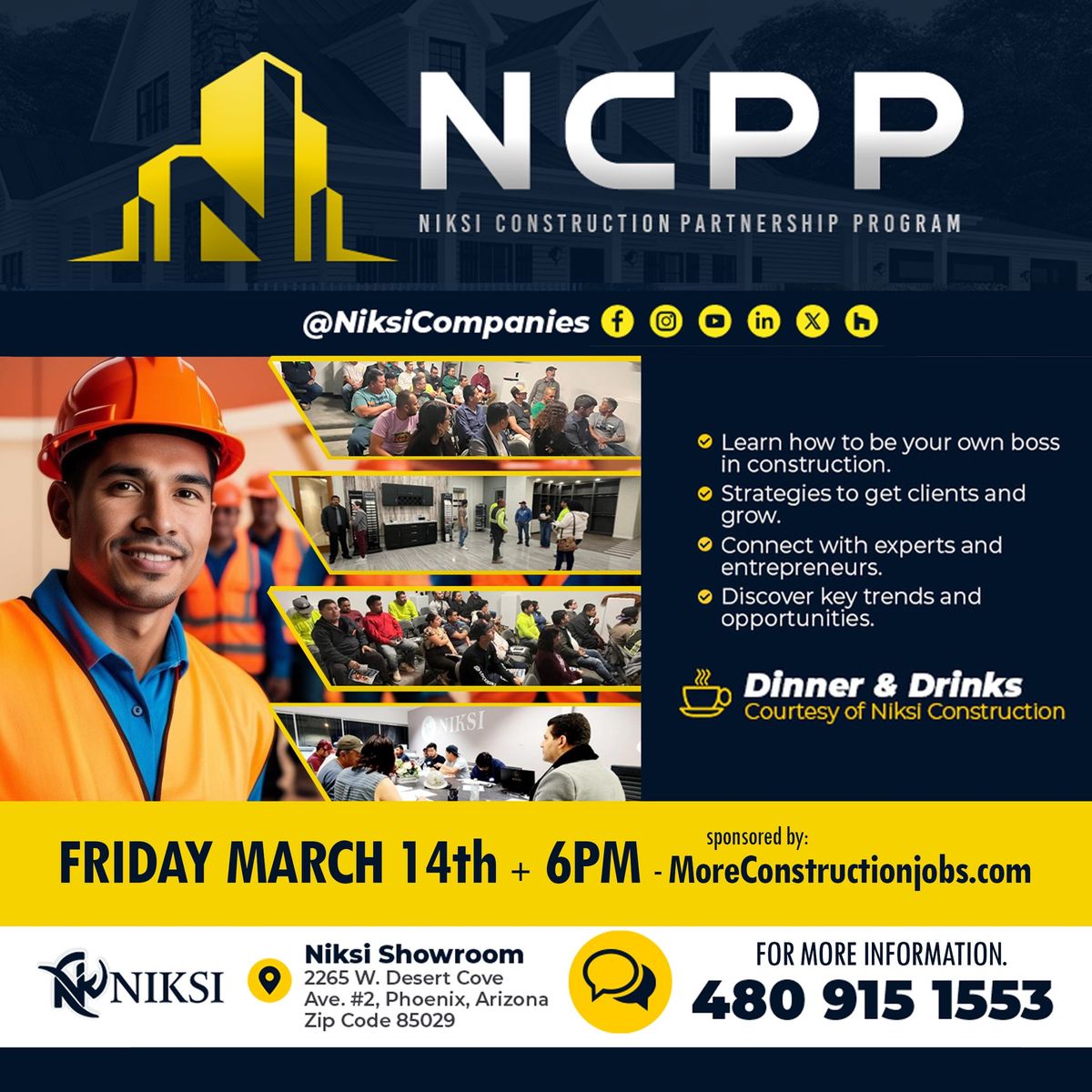 NCPP - Join the Largest Construction Networking Event in Arizona - Free Admission!