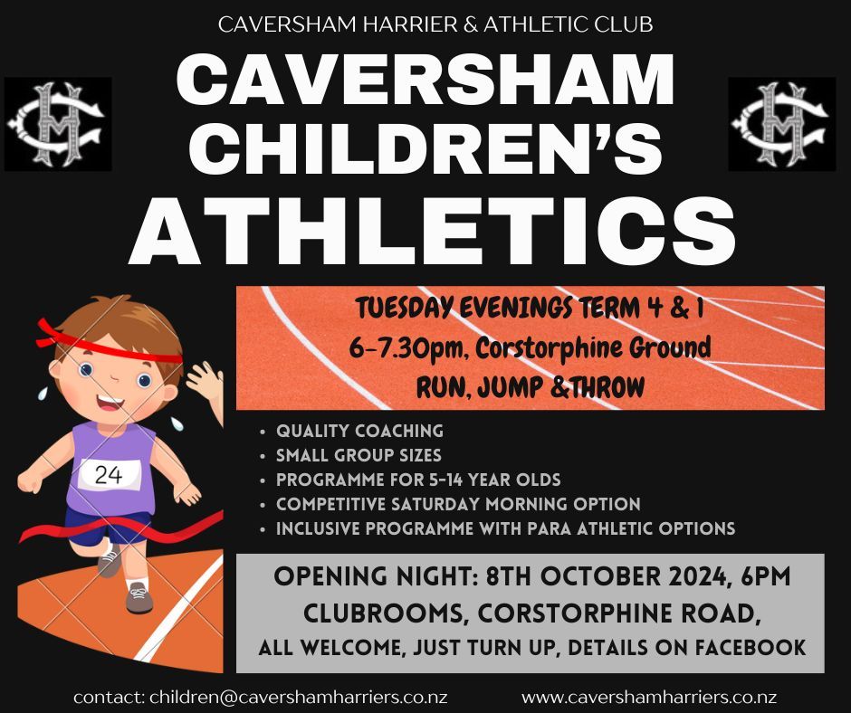 Caversham Children's Athletics Opening Night