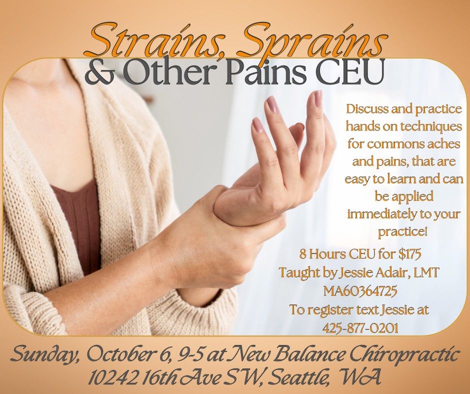 Strains, Sprains & Other Pains 