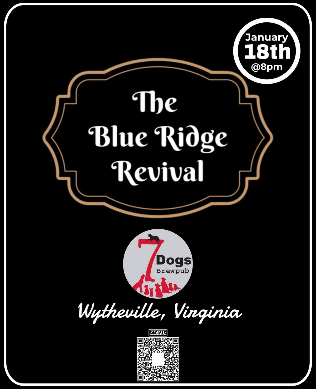 The Blue Ridge Revival at 7 Dogs Brewpub