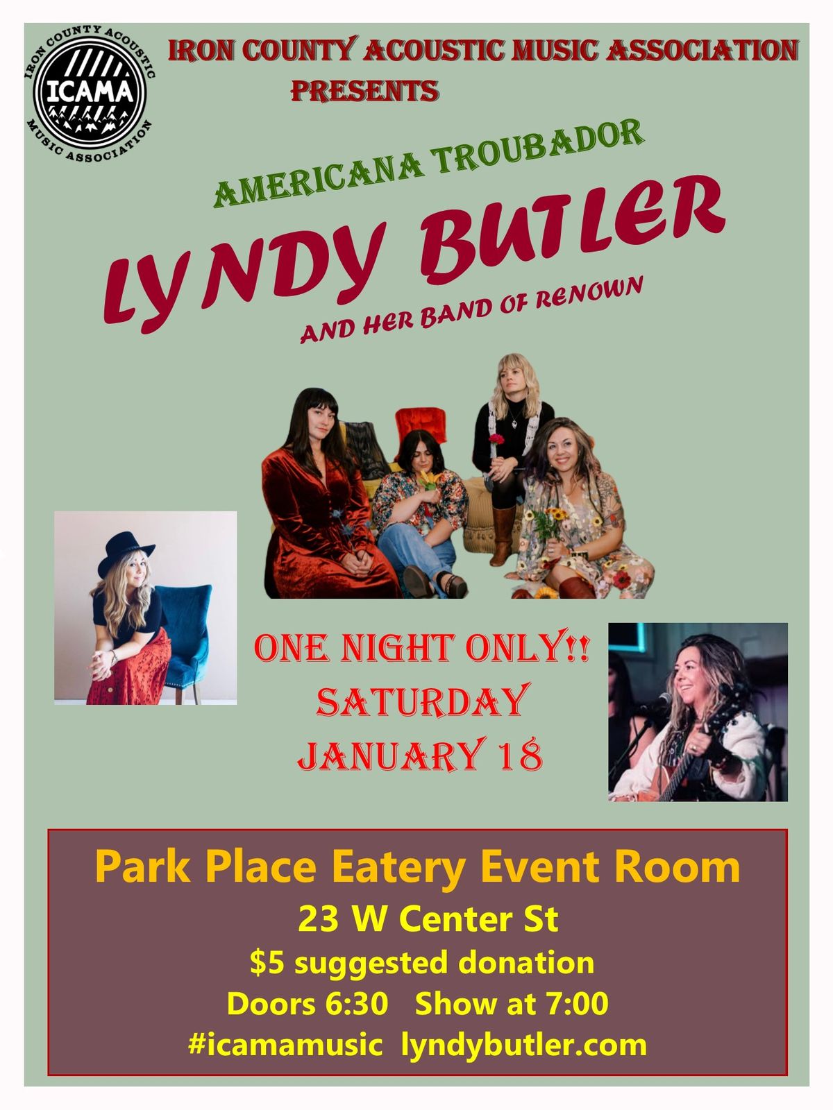 Lyndy Butler @ Park Place eatery