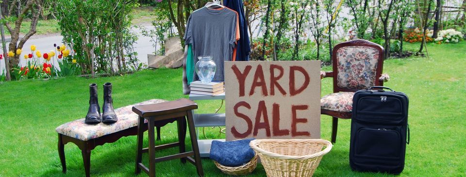 Charity Yard Sale, Styer Real Estate, Pottstown, 14 May 2022