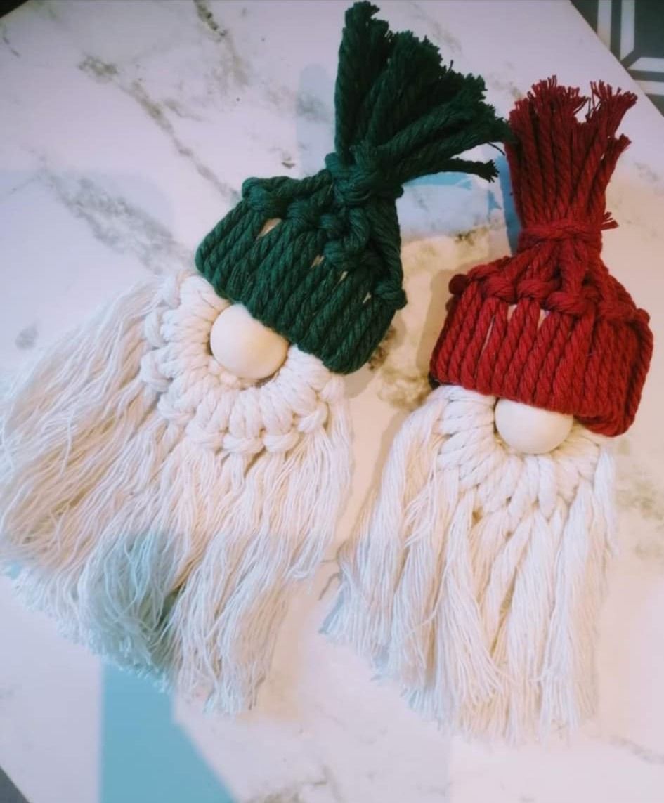 Macrame - Christmas Tree Ornaments