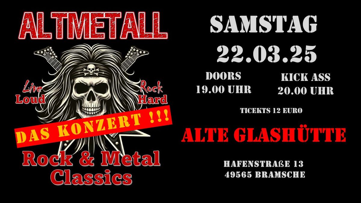 ALTMETALL  Rock & Metal Classix  ** DAS KONZERT ** Metal for Fans & Friends