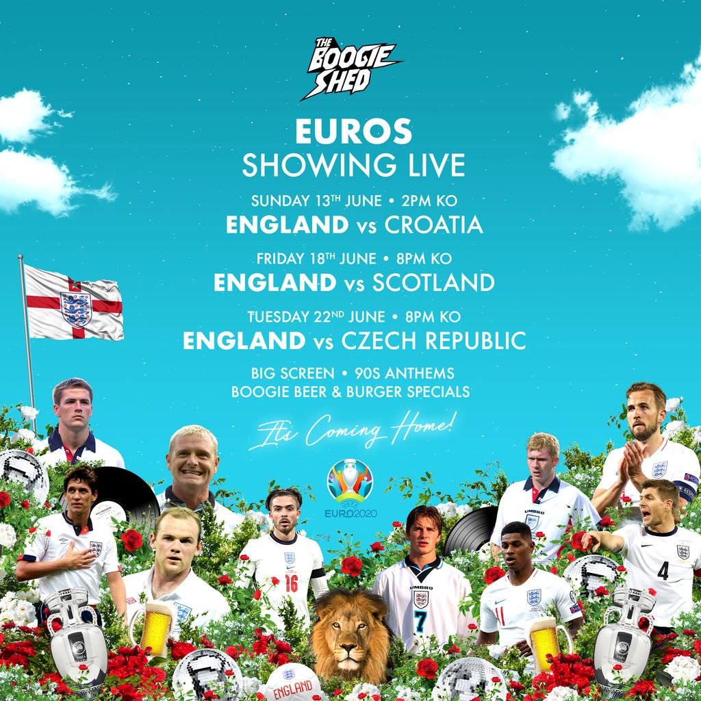 Euro 2020 Eng Vs Cro Tickets The Boogie Shed Birmingham 13 June 2021