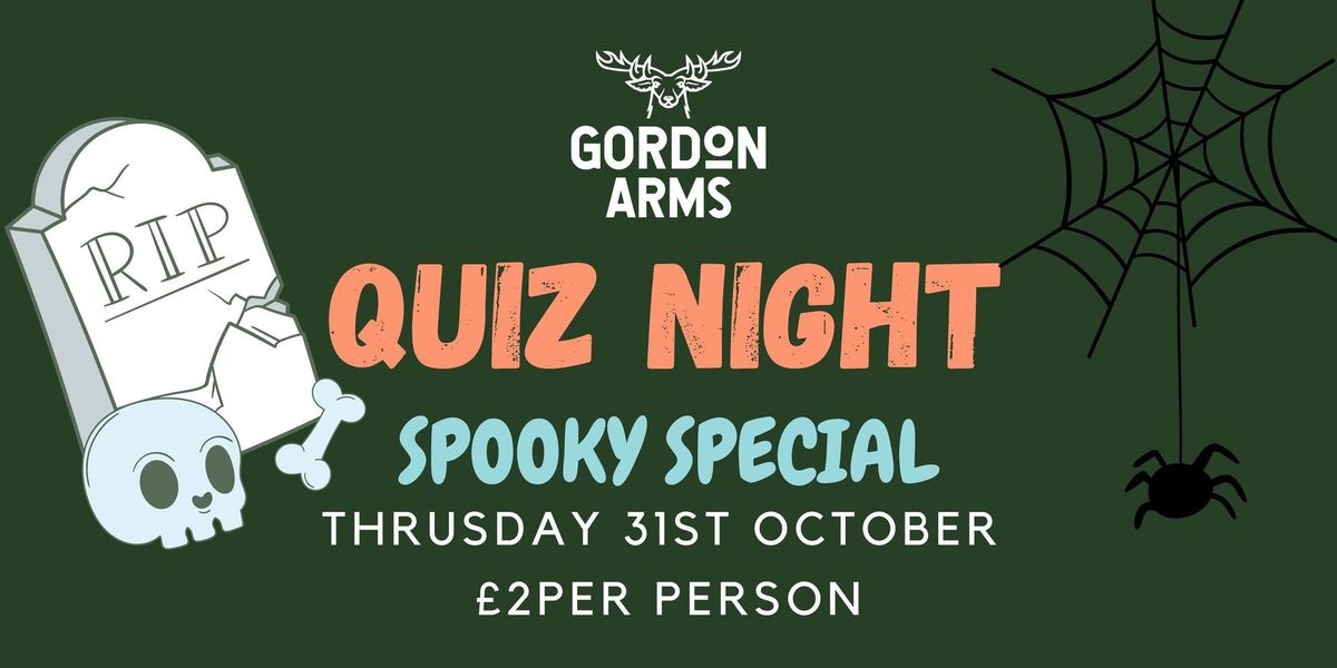 SPOOKY QUIZ NIGHT ?