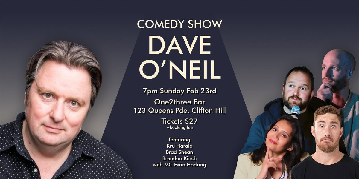 Dave O'Neil Live in Clifton Hill at One2three Bar