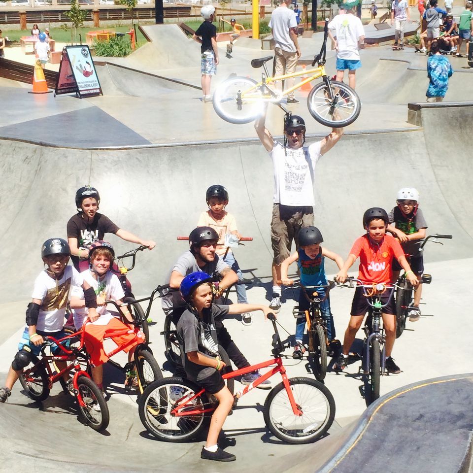 Fremantle skatepark BMX Coaching 27th December 2022, Esplanade Youth