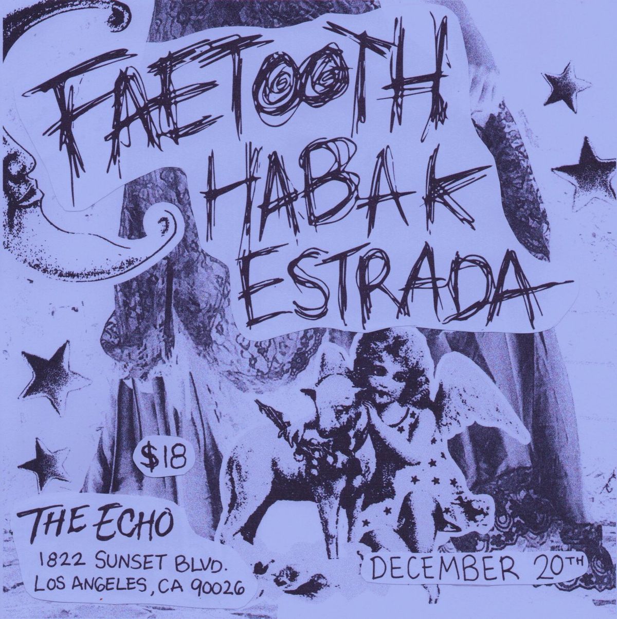 Faetooth with Habak and Estrada at The Echo