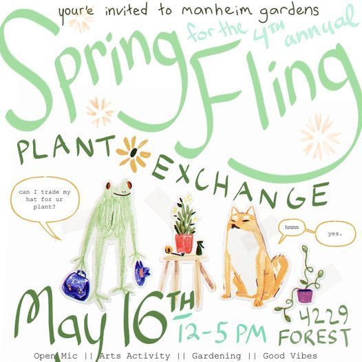 Spring Fling 2021 - Plant Exchange, Open Mic & More!