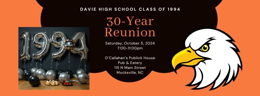 Davie High School Class of 1994 30-Year Reunion