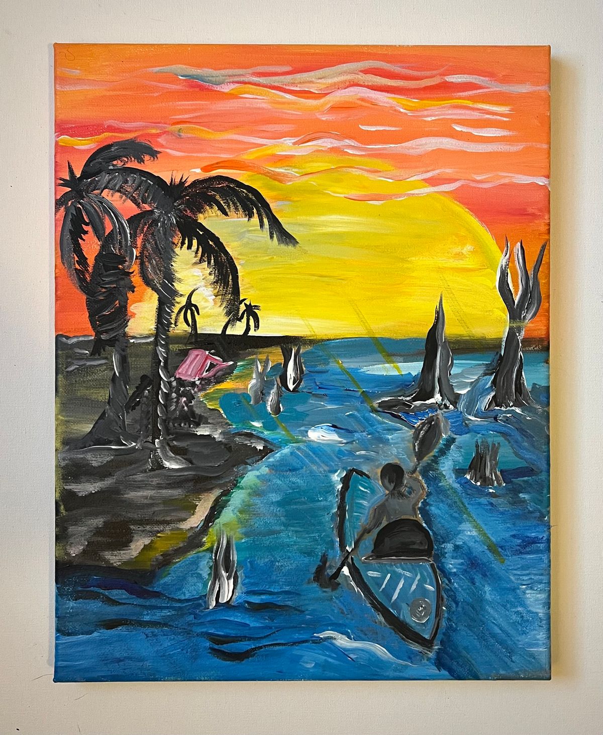 Paint Night- Sunset Kayak  