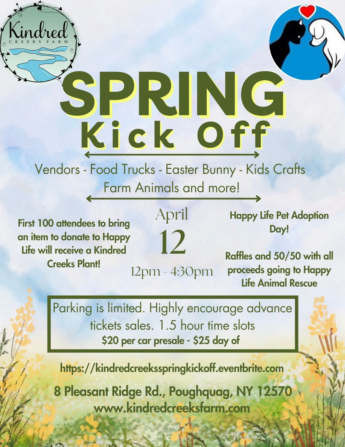 Kindred Creeks Farm Spring Kick Off