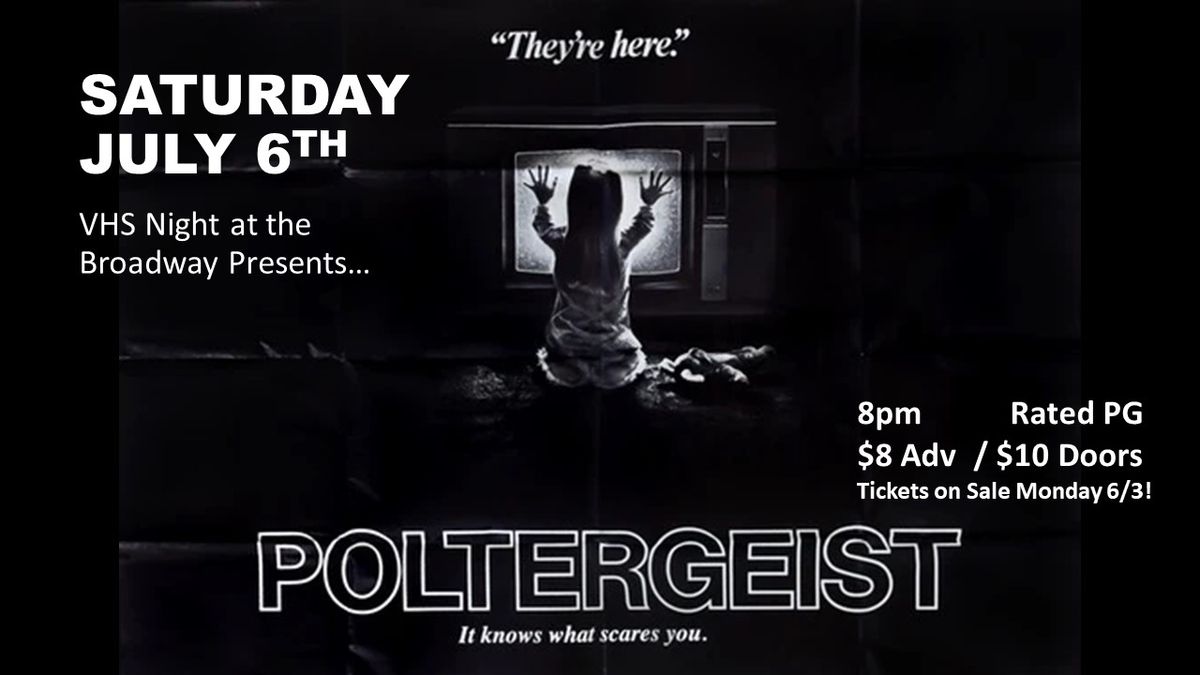 VHS NIGHT: Poltergeist (1982)