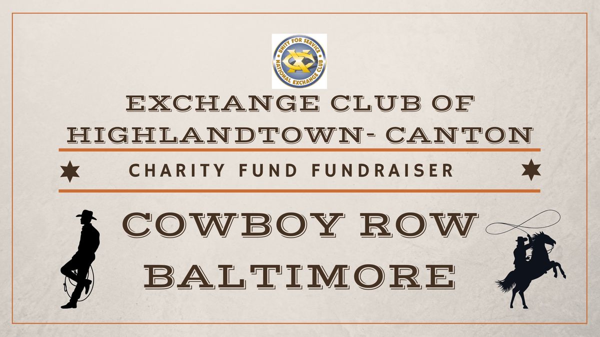 Exchange Club Goes Western Charity Fundraisier 