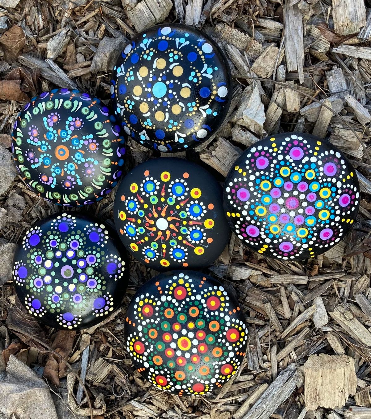 Mandala Rock Painting-Spring Lake Park Recreational Center