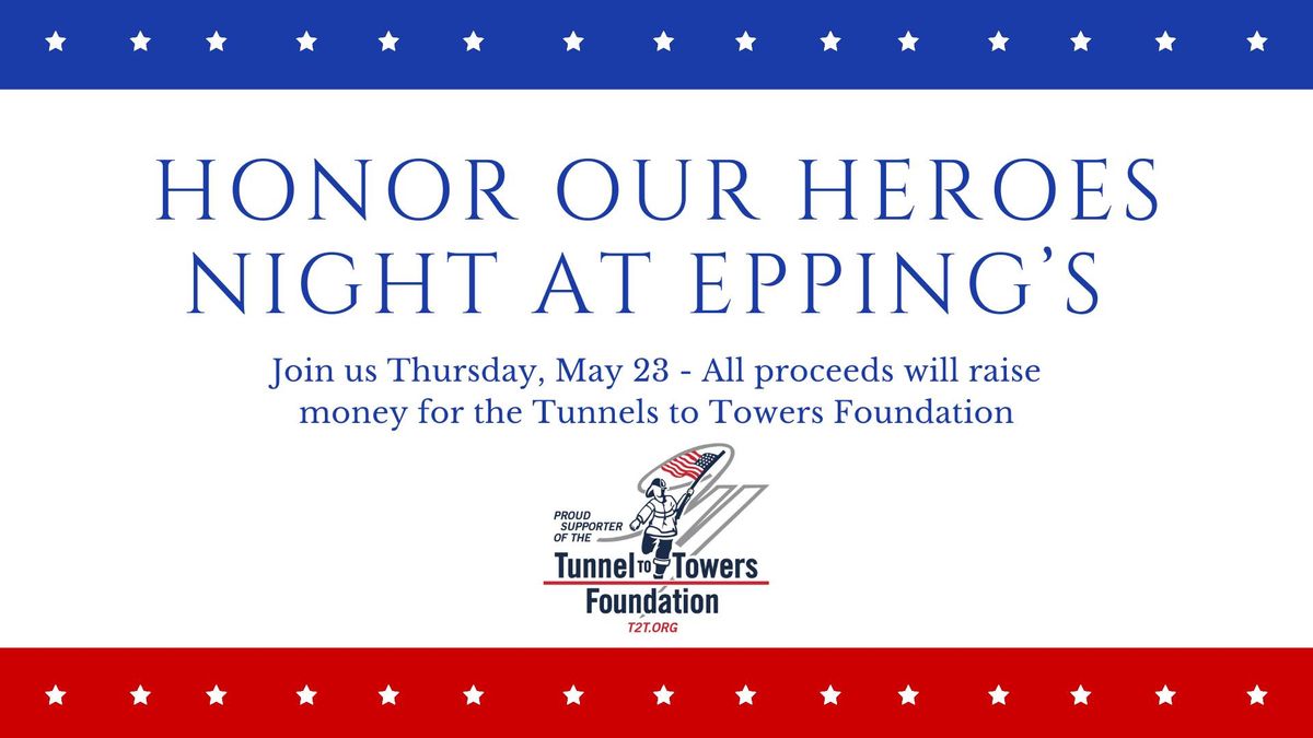 Dine at Epping's in Support of First Responders & Veterans