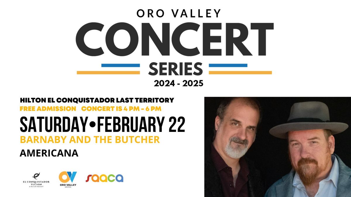 Barnaby and the Butcher (Oro Valley Concert Series)