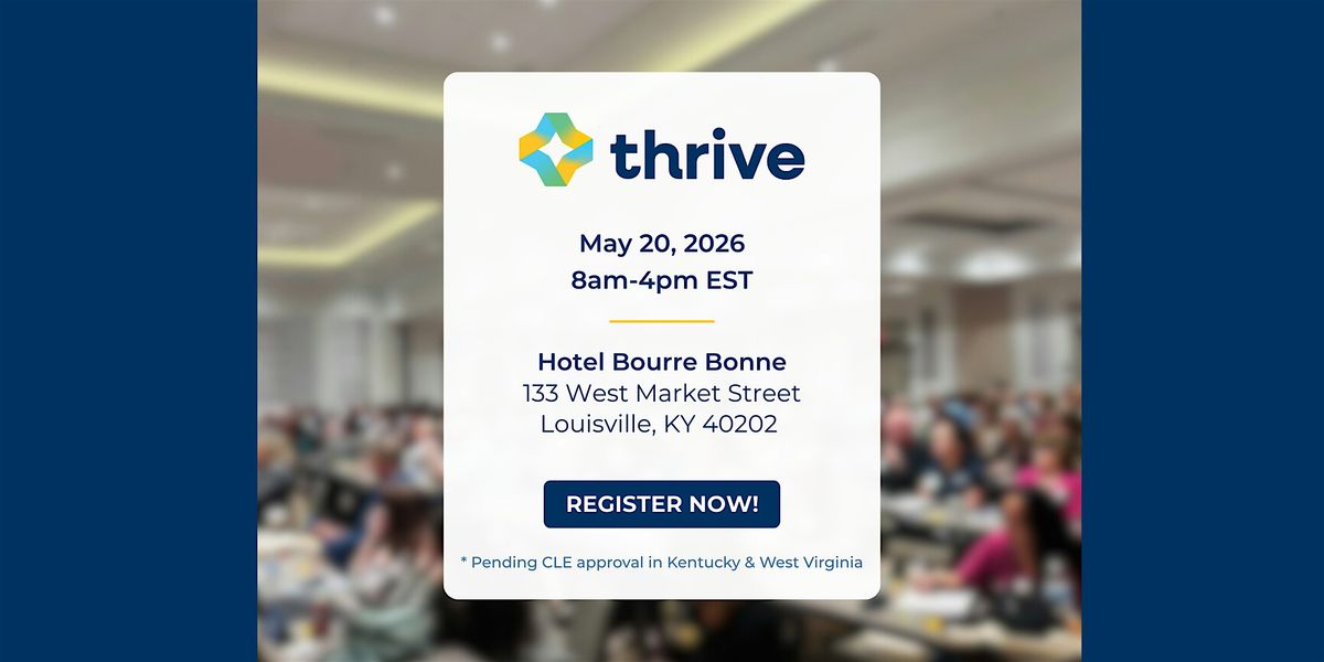 KY\/WV THRIVE Seminar