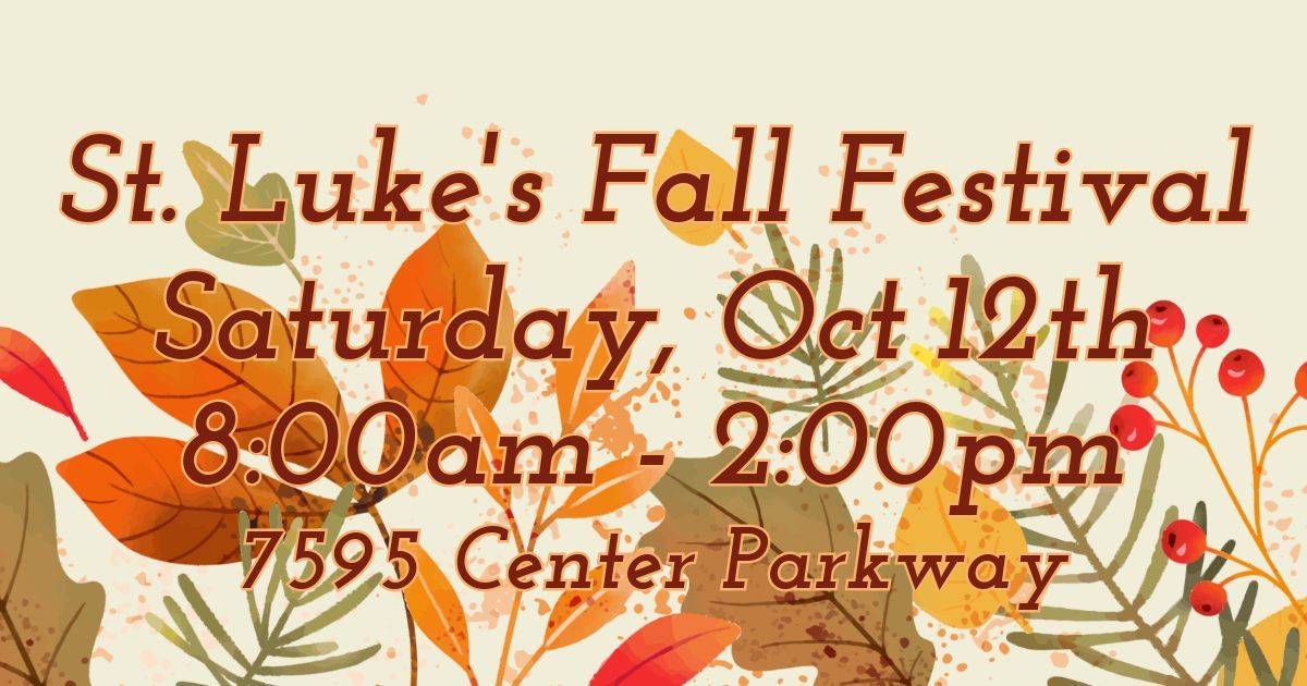 St Luke's Fall Festival