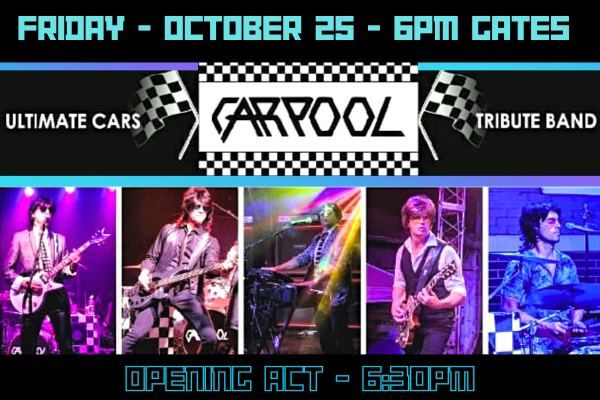 CARPOOL - THE ULTIMATE TRIBUTE TO THE CARS + The Monsoons - The Twisted Fork Port Charlotte, FL