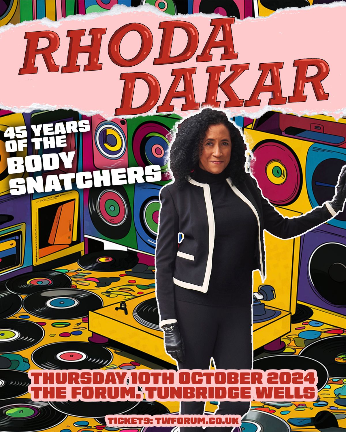 RHODA DAKAR sings 45 years of The Bodysnatchers - Tunbridge Wells