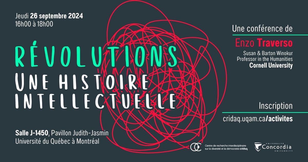 R\u00e9volutions: Une histoire intellectuelle