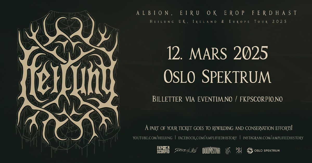 Heilung \/ Oslo Spektrum \/ Pres. av FKP Scorpio