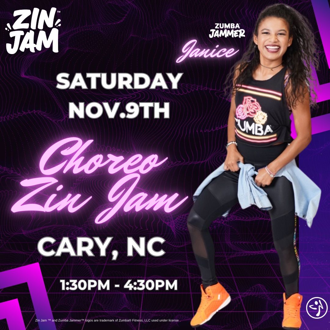 Choreo Zin Jam w. Janice (Cary,NC)