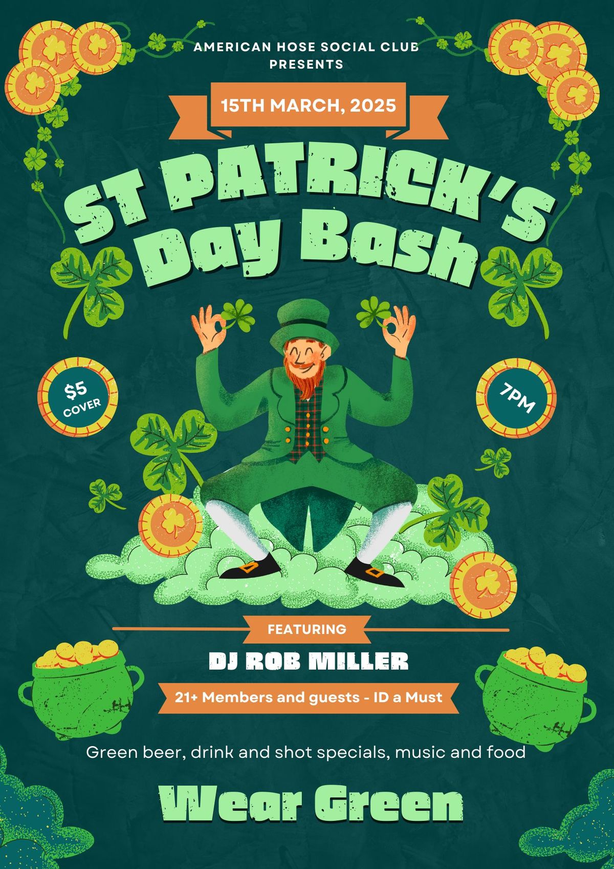 St Patrick's Day Bash