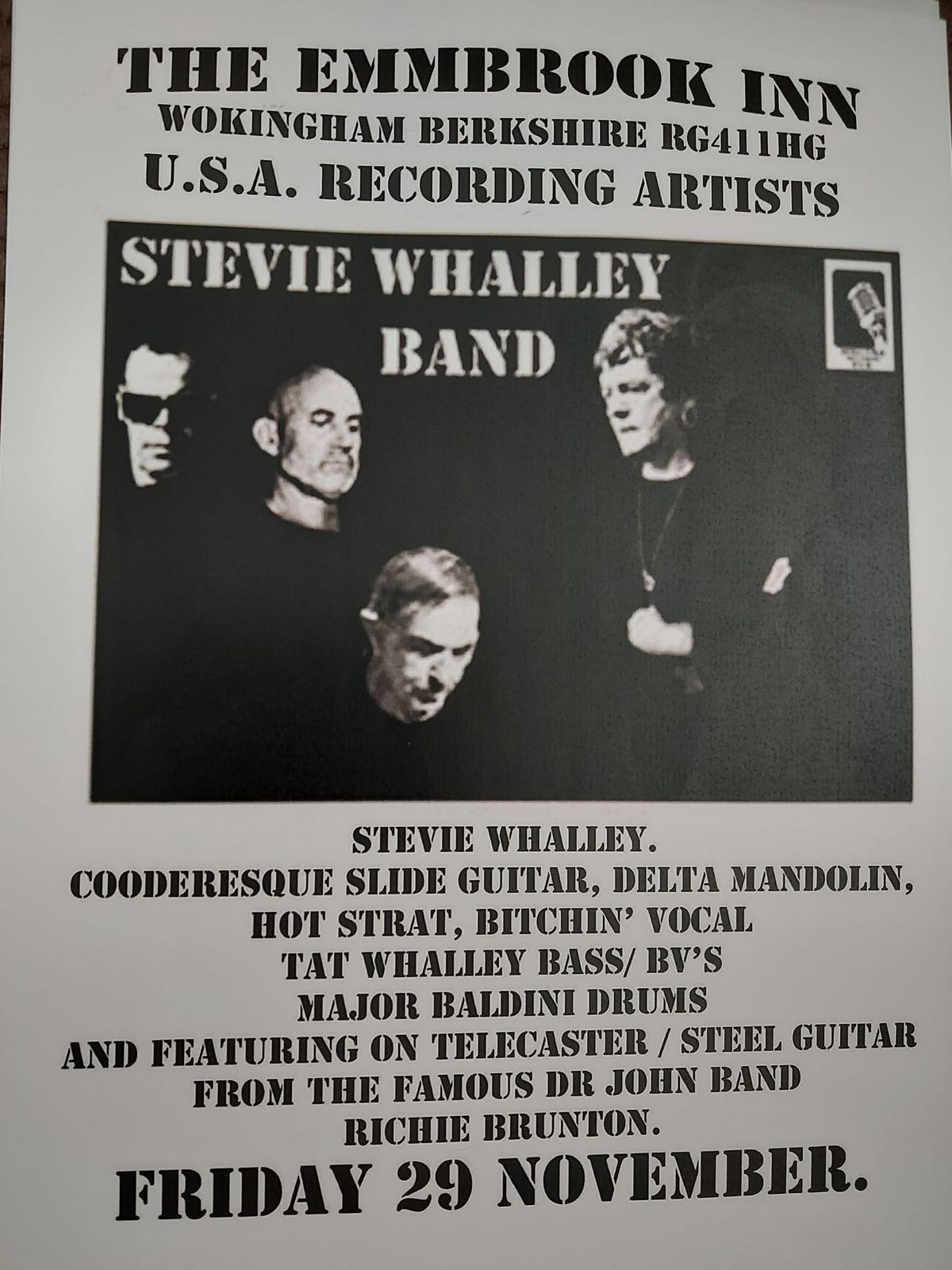 Steve WhalleyBand