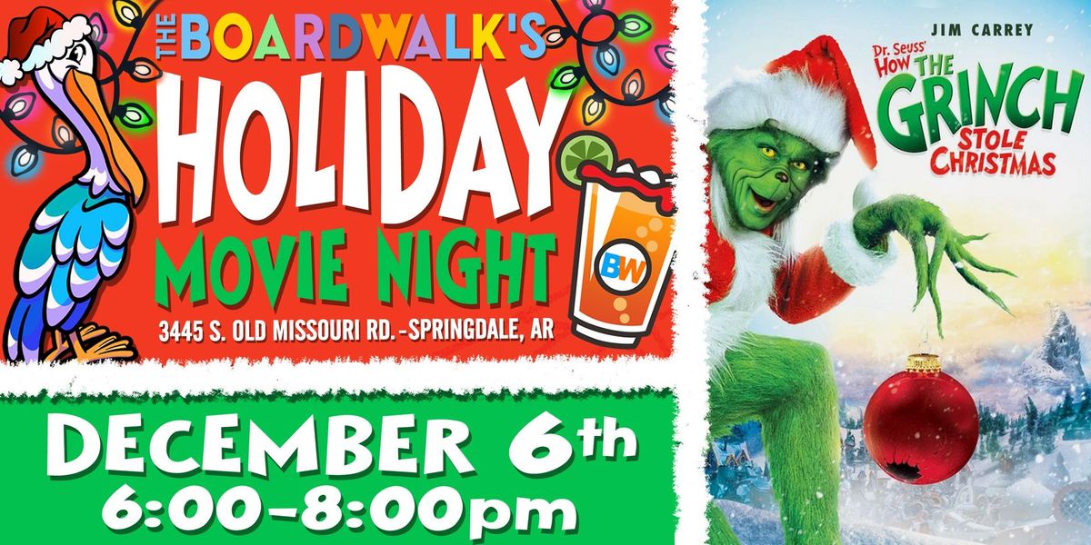 Holiday Movie Night at The Boardwalk Food Truck Court 